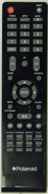POLAROID 0212-62622-00R TV & TV/DVD Remote